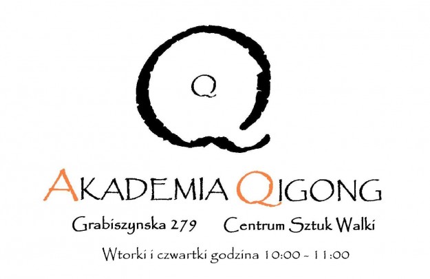 LOGO AQ z napisem FAT CSW i godziny